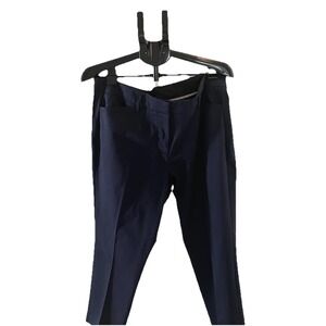 Worthington Ladies Navy Blue Ankle Pants 16P Career Wear Stretch NWOT